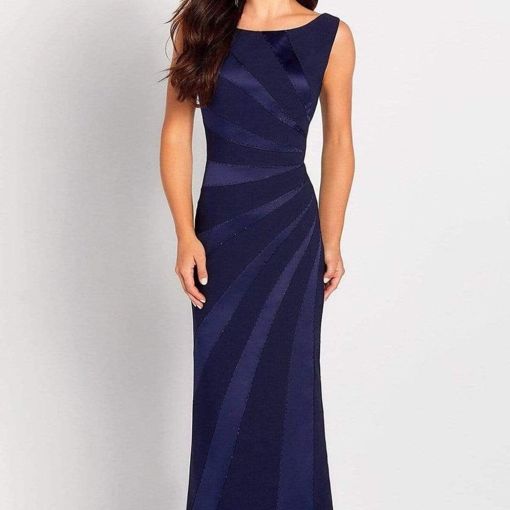 Mon Cheri - Embellished Sleeveless Fitted Sheath Gown 119649
